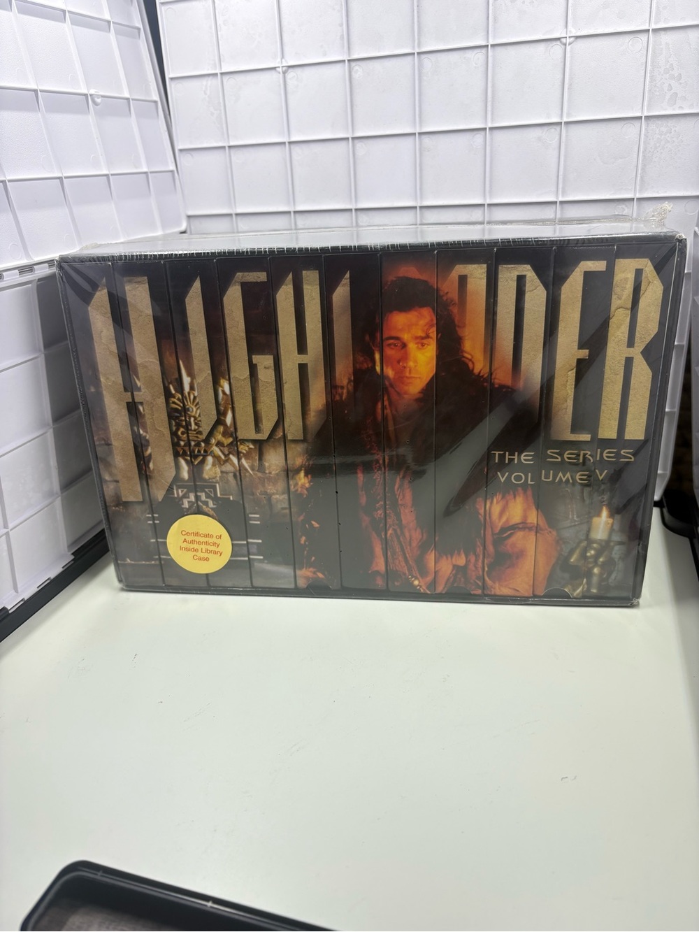 Highlander The Series Volume V DVD Box Set - Dark Brown & Gold Artwork
